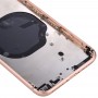 חזרה שיכון כיסוי עבור 8 iPhone (Rose Gold)