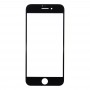 מסך קדמי עדשת זכוכית חיצונית עבור 8 iPhone (שחורה)