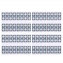 100 PCS חזרה מצלמה ספוג קצף Slice רפידות עבור iPhone 8