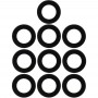 10 PCS חזרה מצלמת עדשה עבור iPhone 8