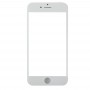 Outer Glass Lens המסך הקדמי עם מסגרת Bezel מסך LCD קדמי עבור 8 iPhone (לבן)