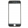 Outer Glass Lens המסך הקדמי עם מסגרת Bezel מסך LCD קדמי ו OCA ברור אופטית דבק 8 iPhone (שחור)