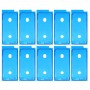 10 PCS מסגרת LCD Bezel מדבקות דבק Waterproof עבור 8 iPhone (שחור)