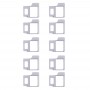 10 PCS טבעת מיצוב פלאש אור עבור iPhone 8 פלוס