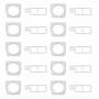 10 סטים Bracket שמירה + חיישן Bezel מודול מצלמה מול iPhone 8 פלוס קדמי