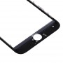 2 ב 1 עבור 7 iPhone (עדשת זכוכית חיצונית מסך המקורי הקדמי + מסגרת מקורית) (שחור)