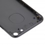 5 ב 1 עבור 7 iPhone (כריכה אחורית + כרטיס מגש + Volume Control מפתח + כפתור הפעלה + השתק Switch ויברטור מפתח) כיסוי והשיכון העצרת מלאה (שחור)