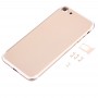 5 ב 1 עבור 7 iPhone (כריכה אחורית + כרטיס מגש + Volume Control מפתח + כפתור הפעלה + השתק Switch ויברטור מפתח) כיסוי והשיכון העצרת מלאה (זהב)