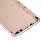 5 ב 1 עבור 7 iPhone (כריכה אחורית + כרטיס מגש + Volume Control מפתח + כפתור הפעלה + השתק Switch ויברטור מפתח) כיסוי והשיכון העצרת מלאה (זהב)