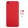 6 ב 1 עבור 7 iPhone (כריכה אחורית (עם עדשת מצלמה) + כניסת בקרת עצמה קארד מגש + מפתח + כפתור הפעלה + השתק Switch ויברטור מפתח +) כיסוי ושיכון עצרת מלא