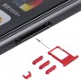 6 ב 1 עבור 7 iPhone (כריכה אחורית (עם עדשת מצלמה) + כניסת בקרת עצמה קארד מגש + מפתח + כפתור הפעלה + השתק Switch ויברטור מפתח +) כיסוי ושיכון עצרת מלא