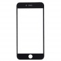 Outer Glass Lens המסך הקדמי עם מסגרת Bezel מסך LCD קדמי ו OCA ברור אופטית דבק 7 iPhone (שחור)