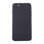 חזרה סוללה העצרת כיסוי עם כרטיס מגש עבור 7 iPhone (שחור)