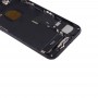 חזרה סוללה העצרת כיסוי עם כרטיס מגש עבור 7 iPhone (שחור)