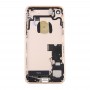חזרה סוללת עצרת כיסוי עם כרטיס מגש עבור 7 iPhone (זהב)