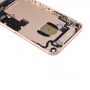 חזרה סוללת עצרת כיסוי עם כרטיס מגש עבור 7 iPhone (זהב)