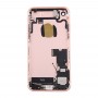 סוללה חזרה עצרת כיסוי עם כרטיס מגש עבור 7 iPhone (Rose Gold)