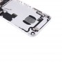 חזרה סוללת עצרת כיסוי עם כרטיס מגש עבור 7 iPhone (כסף)