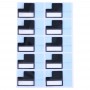 50 PCS עבור iPhone 7 מדבקות פלוס LCD חזרה מתכת צלחת גדולה
