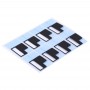 50 PCS עבור iPhone 7 מדבקות פלוס LCD חזרה מתכת צלחת גדולה