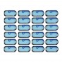 100 PCS עבור iPhone 7 רפידות פלוס חזרה מצלמת מכסים נגד אבק ספוג קצף
