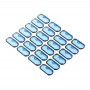 100 PCS עבור iPhone 7 רפידות פלוס חזרה מצלמת מכסים נגד אבק ספוג קצף