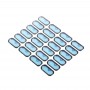 100 PCS עבור iPhone 7 רפידות פלוס חזרה מצלמת מכסים נגד אבק ספוג קצף