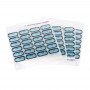 100 PCS עבור iPhone 7 רפידות פלוס חזרה מצלמת מכסים נגד אבק ספוג קצף