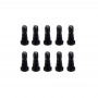 10 PCS עבור iPhone 7 ו 7 פלוס ברגי נמל טעינה (שחור)