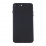 עבור iPhone 7 חזרה סוללת פלוס עצרת כיסוי עם כרטיס מגש (שחורה)