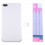עבור iPhone 7 חזרה סוללת פלוס עצרת כיסוי עם כרטיס מגש (כסף)