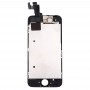 מסך LCD ו Digitizer מלא עצרת עם חזית מצלמה עבור iPhone 5S (שחור)