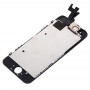 מסך LCD ו Digitizer מלא עצרת עם חזית מצלמה עבור iPhone 5S (שחור)