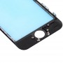 לוח מגע עם מסגרת Bezel מסך LCD הקדמי ו OCA ברור אופטי דבק iPhone 5S (שחור)