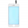לוח מגע עם מסגרת Bezel מסך LCD הקדמי ו OCA ברור אופטי דבק iPhone 5S (לבנה)