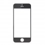 מסך קדמי עדשת זכוכית חיצונית (שחור) עבור iPhone 5S