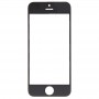 מסך קדמי עדשת זכוכית חיצונית (שחור) עבור iPhone 5S