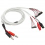 שירות מסור Power Line עבור iPhone X - iPhone 8 ו 8 פלוס - iPhone 7 ו 7 פלוס - iPhone 6s ו 6s פלוס ו 6 ו 6 פלוס - 5 ו 5S ו 5C - 4 ו 4S (לבן)
