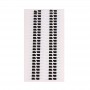 100 PCS עבור iPhone 5S LCD Digitizer עצרת מדבקה