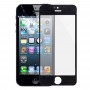 10 PCS עבור 5 iPhone 5S ו Front מסך חיצוני זכוכית עדשה (שחור)