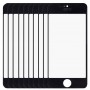 10 PCS עבור 5 iPhone 5S ו Front מסך חיצוני זכוכית עדשה (שחור)