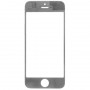 10 PCS עבור 5 iPhone 5S ו Front המסך החיצוני זכוכית העדשה (לבן)