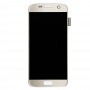 תצוגה LCD מקורי + לוח מגע עבור גלקסי S7 - G9300 - G930F - G930A - G930V. G930FG. 930FD. G930W8. G930T. G930U (זהב)