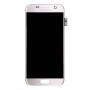 תצוגה LCD מקורי + לוח מגע עבור גלקסי S7 - G9300 - G930F - G930A - G930V. G930FG. 930FD. G930W8. G930T. G930U (לבן)