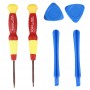 Poso PS-105 6 ב 1 Kit כלי Open תיקון מברג עבור 6 iPhone - SE - 5S ו 5C ו 5 - 4s ו 4