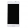 LCD מקורי + לוח מגע עבור גלקסי S5 מיני - G800. G800F. G800A. G800HQ. G800H. G800M. G800R4. G800Y (לבן)