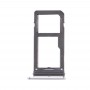 SIM Card מגש + מיקרו SD מגש עבור גלקסי S8 (כסף)
