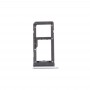 SIM Card מגש + מיקרו SD מגש עבור גלקסי S8 (כסף)
