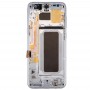 מסך LCD מקורי + מקורי Touch Panel עם מסגרת עבור גלקסי S8 + - G955 - G955F - G955FD - G955U - G955A - G955P - G955T - G955V - G955R4 - G955W - G9550 (כסף)