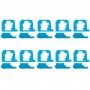 10 PCS מדבקה דבק Waterproof עבור גלקסי S9